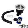 Top-Fix Sink Waste Chrome & Overflow