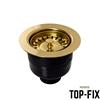 Top-Fix Sink Waste Brass & No Overflow