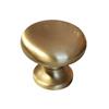 Satin Brass Knob Large 35Mm