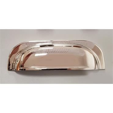 EV004 Polished Nickel Cup Handle 96mm