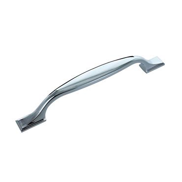 ZA003 Pull Handle Polished Nickel 128mm