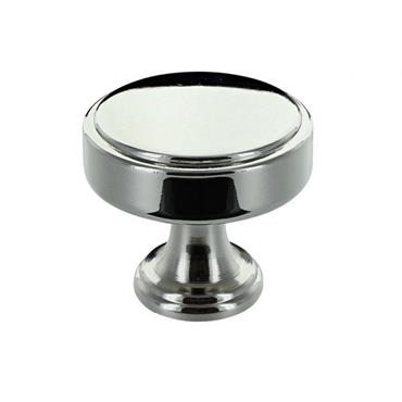  Polished Nickel Knob Handle 40mm
