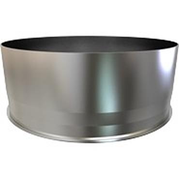 M I Flues 125mm Stainless Steel Tee Cap
