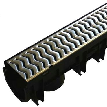 Fernco Drainage Channel + Galvanise Grate 1M