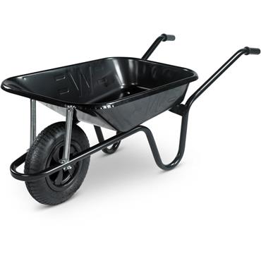 Moyfab Wheelbarrow Metal Black 85Ltr 030476