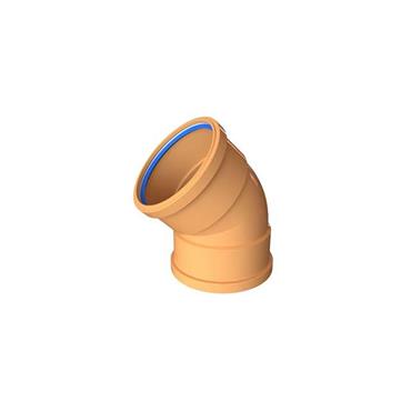 Sewer Bend Double Socket 4" 45Deg UG403
