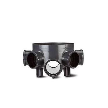 Polypipe AJ Base 6 Way Black 320mm UG537