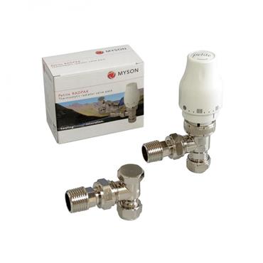 Myson Petite 15mm Thermostatic Radiator Valve Pack