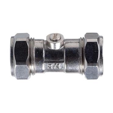 South Coast Plumbing - 15mm Metric Compression Isolating Valve