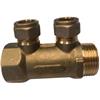 BRASS MANIFOLD 3/4 X 2 WAY 342WAY15"