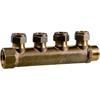 BRASS MANIFOLD 3/4  X 4 WAY 344WAY15"