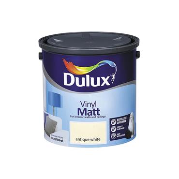 Dulux Vinyl Matt Antique White 2.5L (DISC)