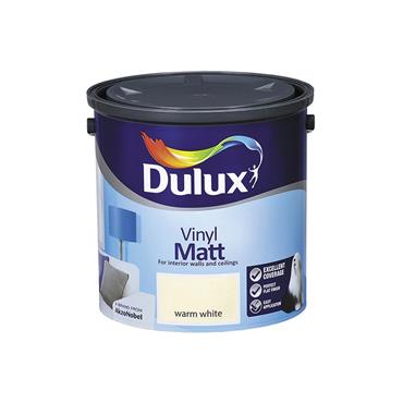 Dulux Vinyl Matt Warm White 2.5L