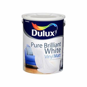 Dulux Vinyl Matt White 5L