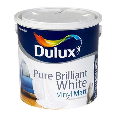 Dulux Vinyl Matt White 2.5L