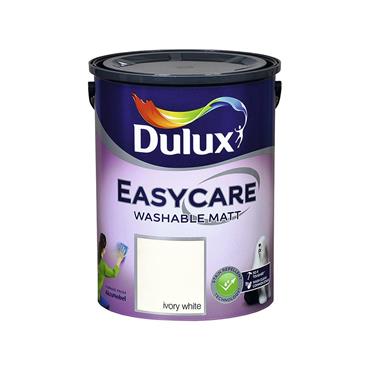 Dulux Easycare Matt Ivory White 5L