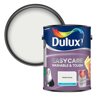 Dulux Easycare Matt White Horse 5L
