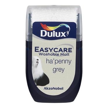 Dulux Easycare Tester Haâ€™Penny Grey 30ml