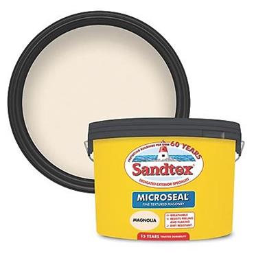 Sandtex Masonry Paint Magnolia 10L