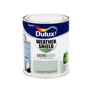 Dulux W/shield Satin Sweet Bluebird 750ml