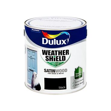 Dulux W/shield Satin Black 2.5L