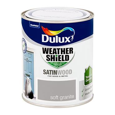 Dulux W/shield Satin Soft Granite 750ml