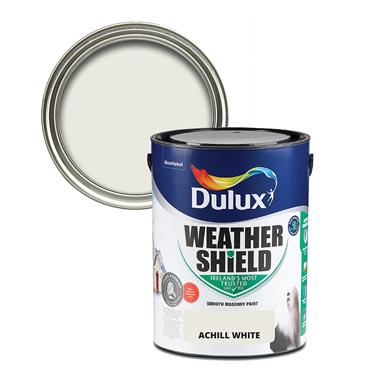Dulux Weathershield Achill White 5L