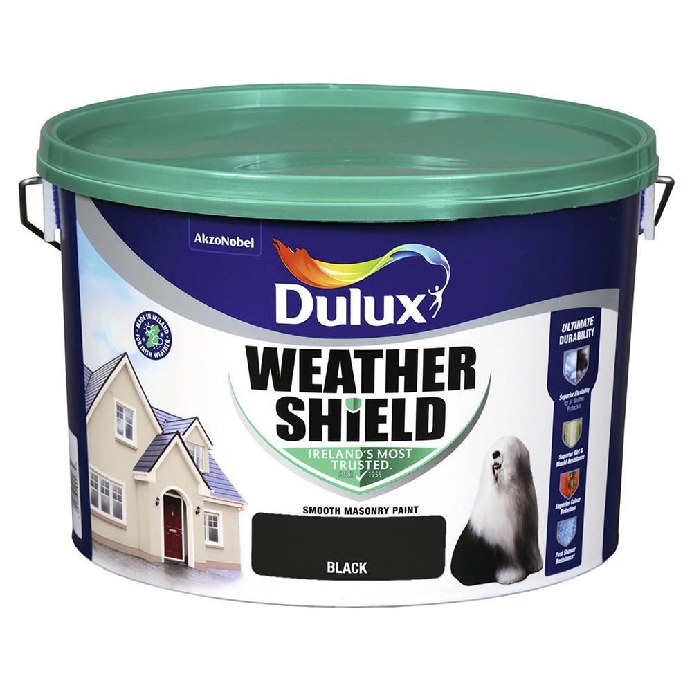 Dulux Weathershield Black 10L | Topline Bolands | Arklow | Wicklow