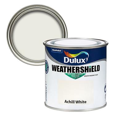 Dulux Weathershield Achill White 250ml