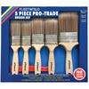 Fleetwood Pro Trade Paint Brush Set 5Pce