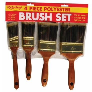 Ridgeway 4 Piece Paint Brush Set