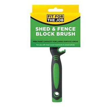 Fit For The Job 4" Shed & Fence Block Brush