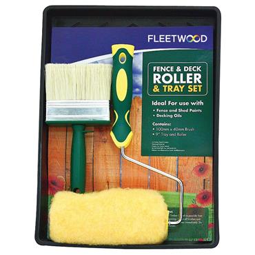 Fleetwood Fence & Deck Roller and Tray Set