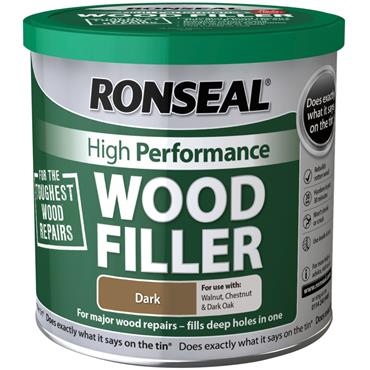 Ronseal High Performance Wood Filler Dark 550g