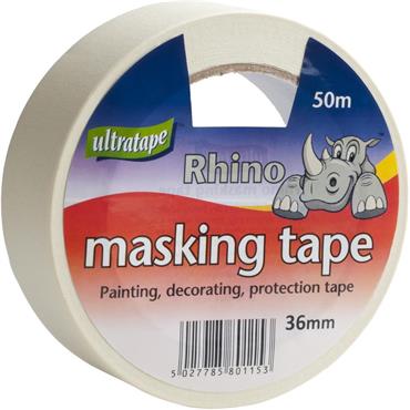 Rhino Masking Tape 36mm X 50M