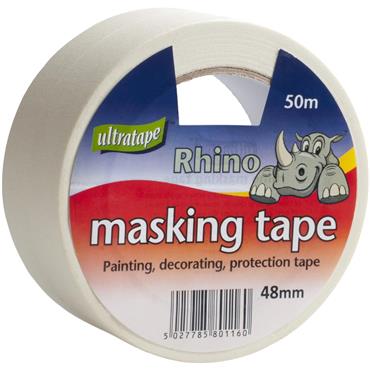Rhino General Purpose Masking Tape 48mm  50M