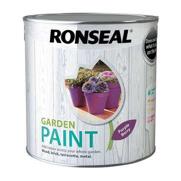Ronseal Garden Paint Purple Berry 2.5L