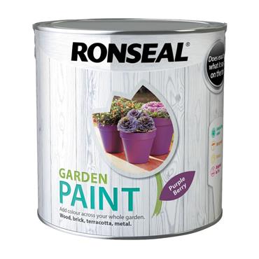 Ronseal Garden Paint Purple Berry 2.5L