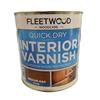 Fleetwood Q/Dry Varnish Satin Medium Oak 1L