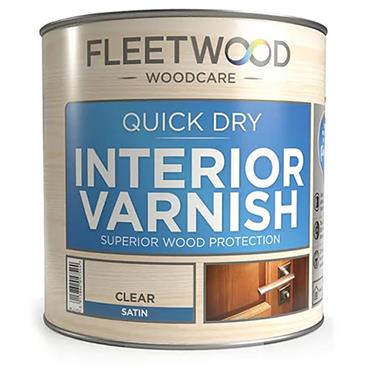 Fleetwood Q/Dry Varnish Satin Clear 2.5L