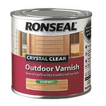 Ronseal Crystal Clear Varnish Matt 250ml