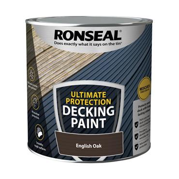 Ronseal Ultimate Deck Paint English Oak 2.5L