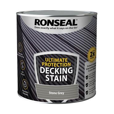 Ronseal Ultimate Deck Stain Stone Grey 2.5L