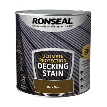 Ronseal Ultimate Deck Stain Dark Oak 2.5L