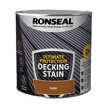 Ronseal Ultimate Deck Stain Cedar 2.5L