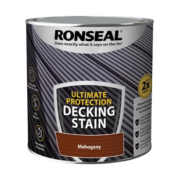 Ronseal Ultimate Deck Stain Mahogany 2.5L