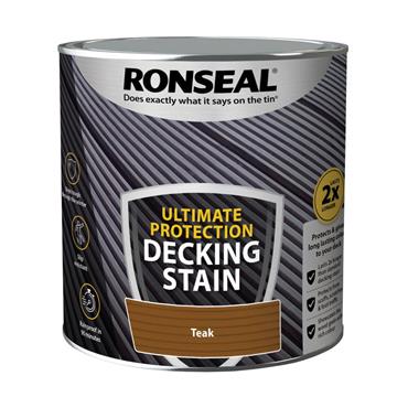 Ronseal Ultimate Protect Deck Stain Teak 2.5L