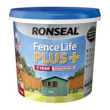 Ronseal Fencelife Plus Sage 5L
