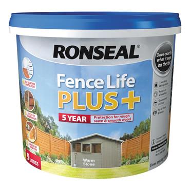 Ronseal Fencelife Plus Warm Stone 5L