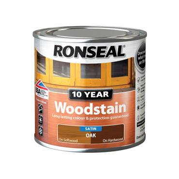 Ronseal 10Yr Woodstain Oak 250ml